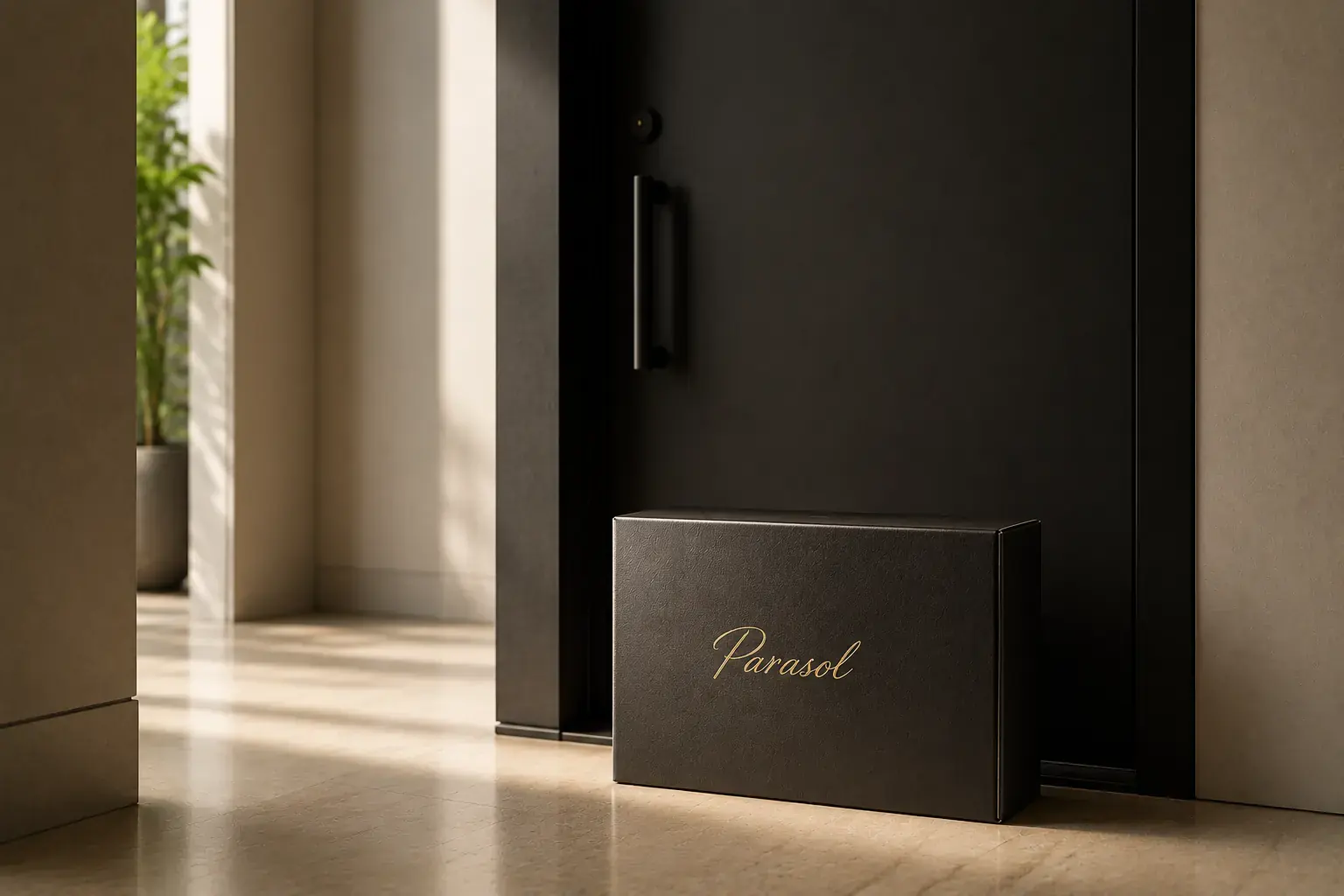 Premium Parasol clothing box delivered to your door